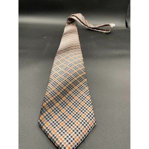 Architect Orange Black & White w/Microfiber Screen Cleaner Tie Length 59 Inches